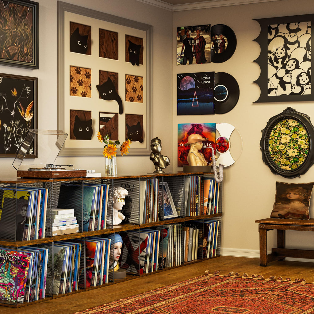 3 Cube Vinyl Record Storage