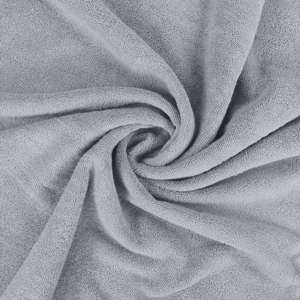 Jumbo Bath Sheets, 2 Pack, 35x70 in, 600 GSM Cotton, Cool Grey