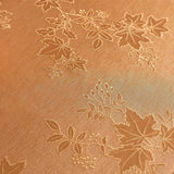 Tablecloth, Countryside Leaves Damask Fabric Table Cloth for Fall, Harvest & Thanksgiving (Amber, 70