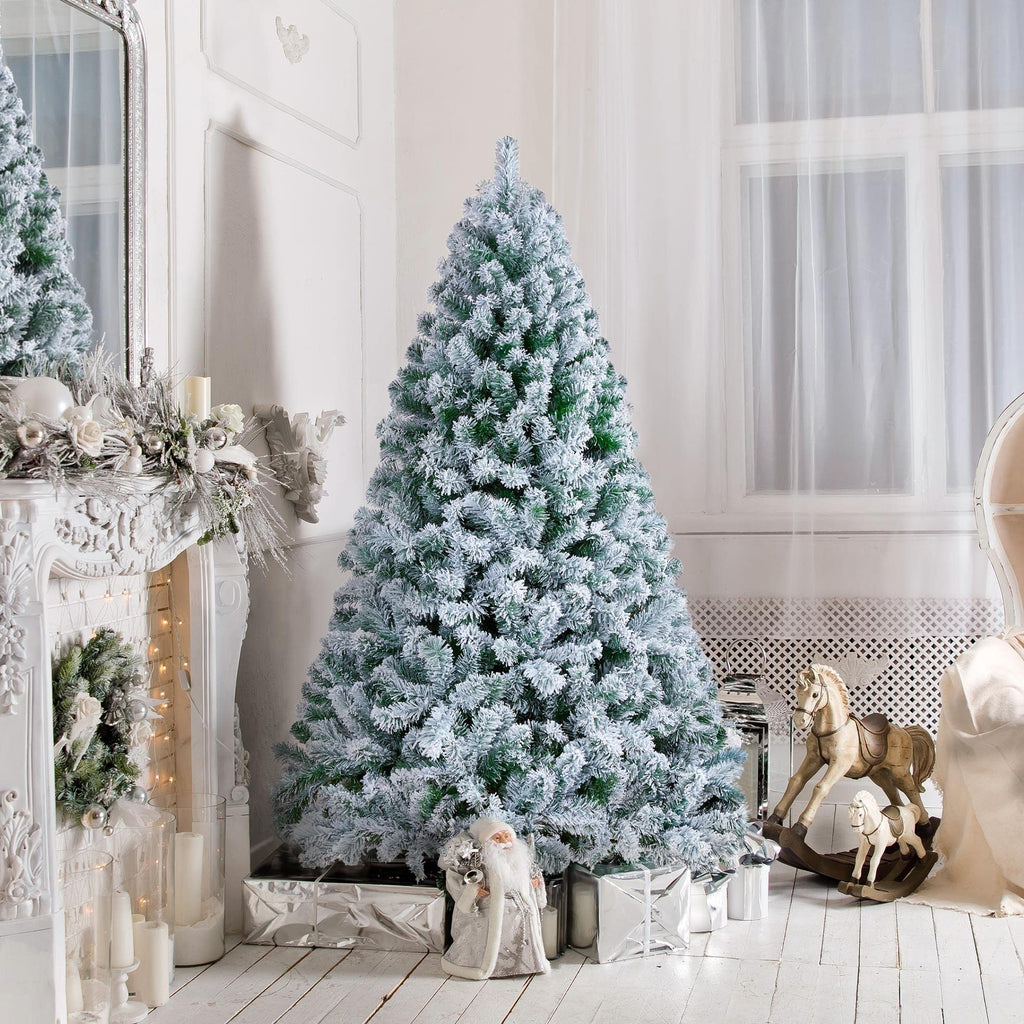 6ft Premium Snow Flocked Artificial Christmas Tree
