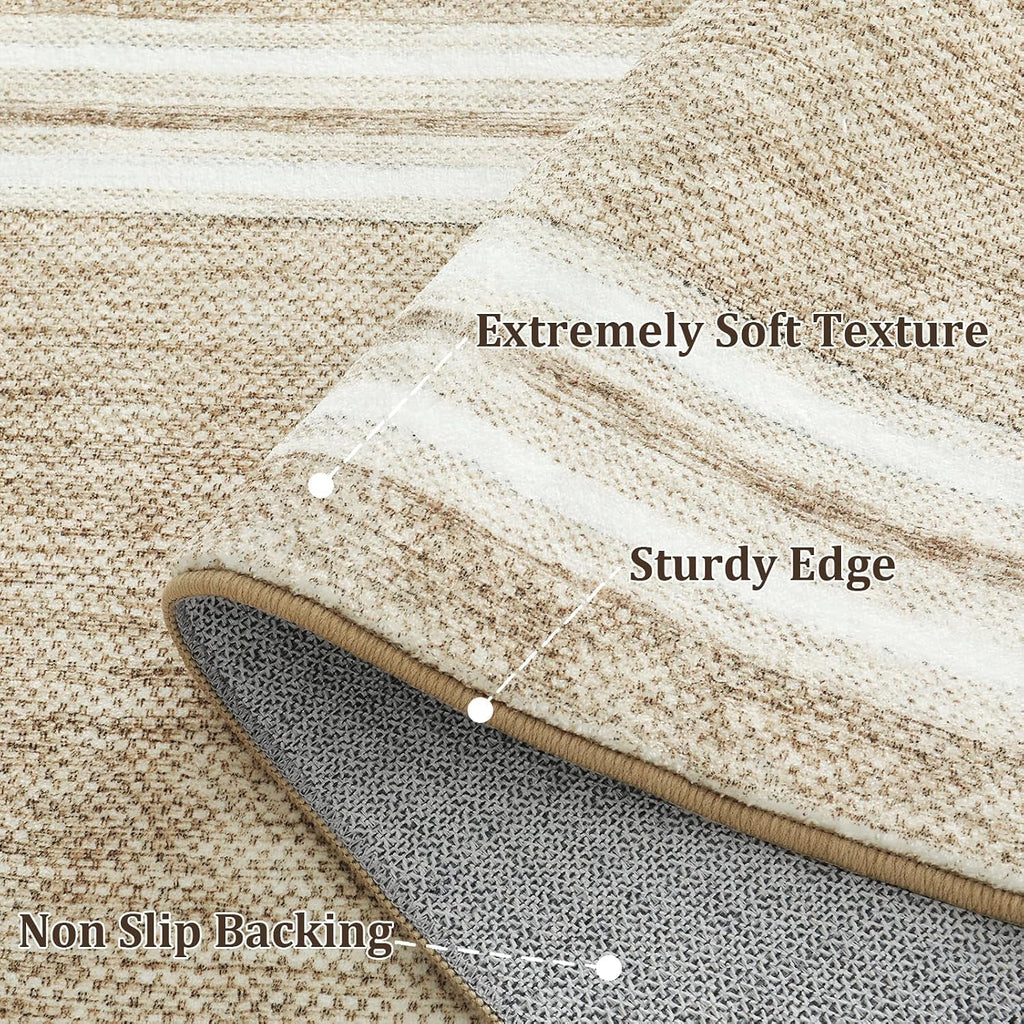 Modern Kitchen Rugs Non-Slip 2'x3' Washable Entryway Rugs Indoor Door Mat