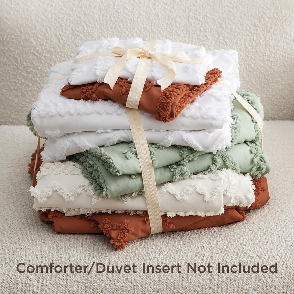 Boho Duvet Cover, Soft & Comfortable Elegant Design Boho Bedding for Decoration, Machine Washable Comforter