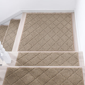 Edging Non-Slip Corner Indoor Stair Runner 30"x30"