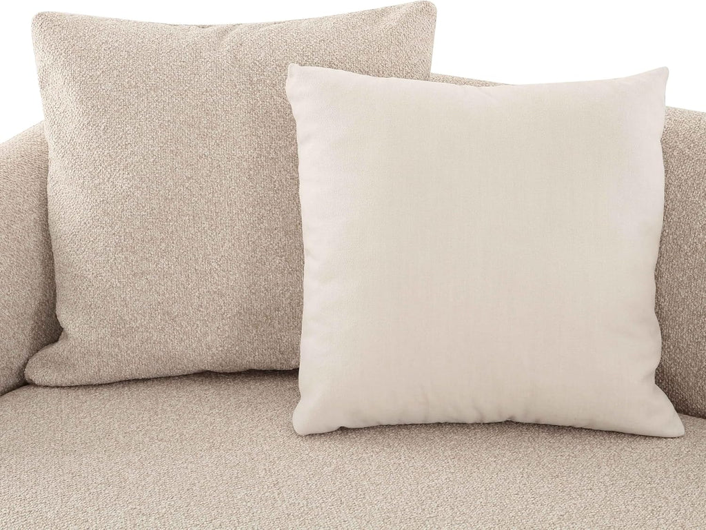 Sylvie Cream Boucle 4-Piece Sectional