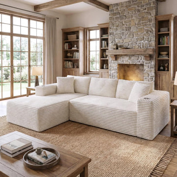 Boneless Couches for Living Room,Modular Sectional Sofa with 2 Cup Holders,Memory Foam Cloud Couch with L Shaped