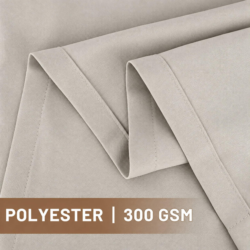 Outdoor Curtains Waterproof, 54"W x 95"L, Grey, 1 Panel