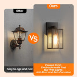Outdoor Light Fixture Wall Mount, LED Exterior lighting fixtures for Outside, Front Porch Lights