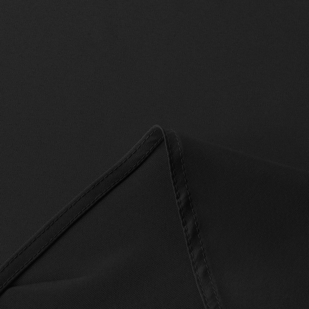 Round Tablecloth, 120 Inch, Black