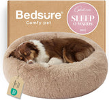 Calming Dog Beds Large Sized Dog - Donut Washable Large Pet Bed