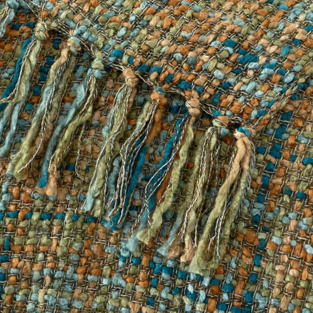 Multi-Color Gold Green Cable Woven Throw Blanket,50"X60" Boho Style Textured Blankets,Super Soft Warm Cozy Chunky