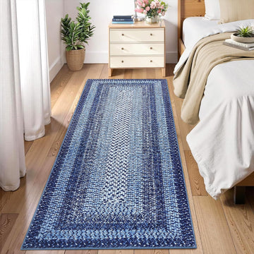 Entryway Rug 2x3 Small Bedroom Washable Rus with Rubber Backing