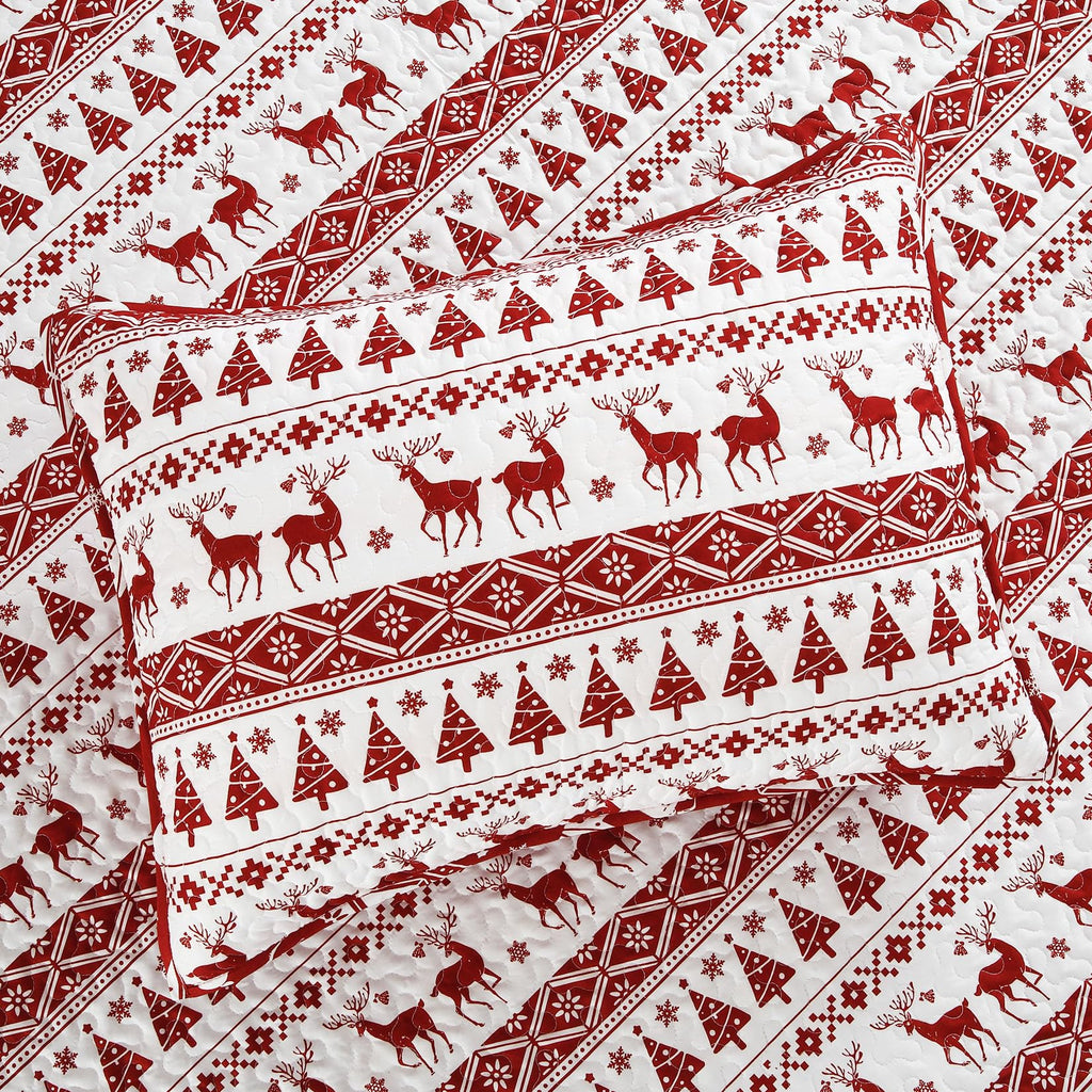 Christmas Quilt Set Queen Size