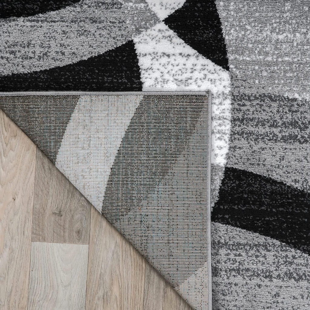 Contemporary Abstract Circles Perfect for high Traffic Areas of Your Living Room,Bedroom,Home Office,Kitchen Area Rug
