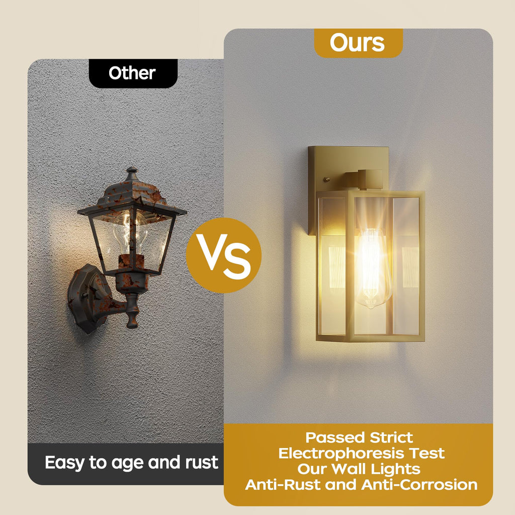 Outdoor Exterior Lighting Fixture, Waterproof Front Porch Lights