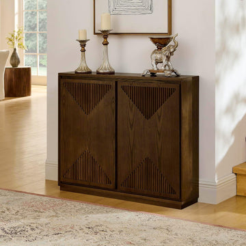 39" Mid Century Modern Sideboard Cabinet, Buffet Cabinet w/Storage