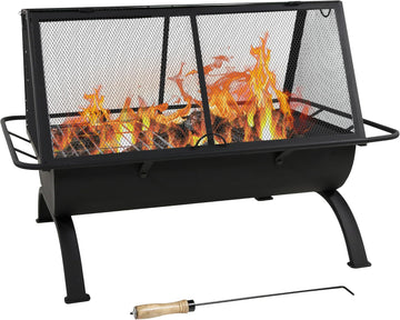 36-Inch Northland Steel Outdoor Fire Pit with Grill