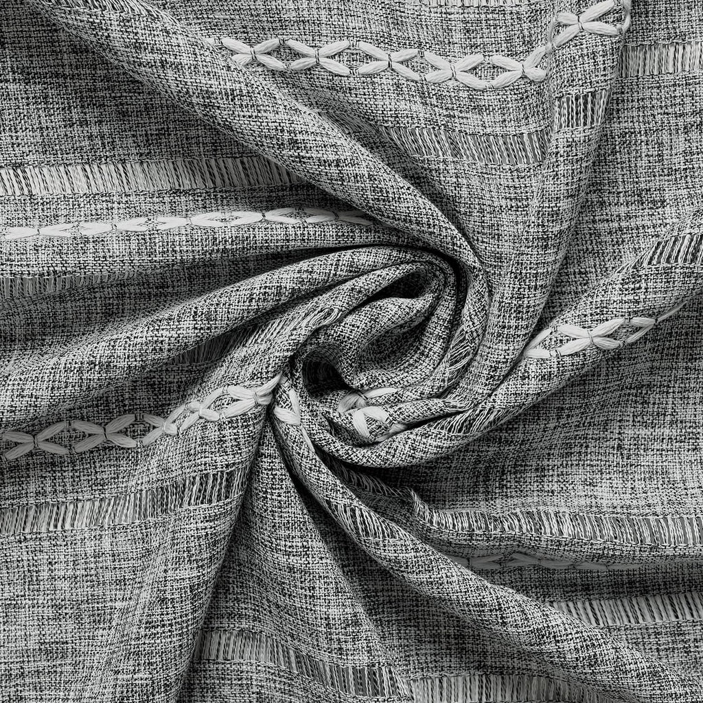 Grey Rectangular Tablecloth, 60×140 Inch, Farmhouse Decor