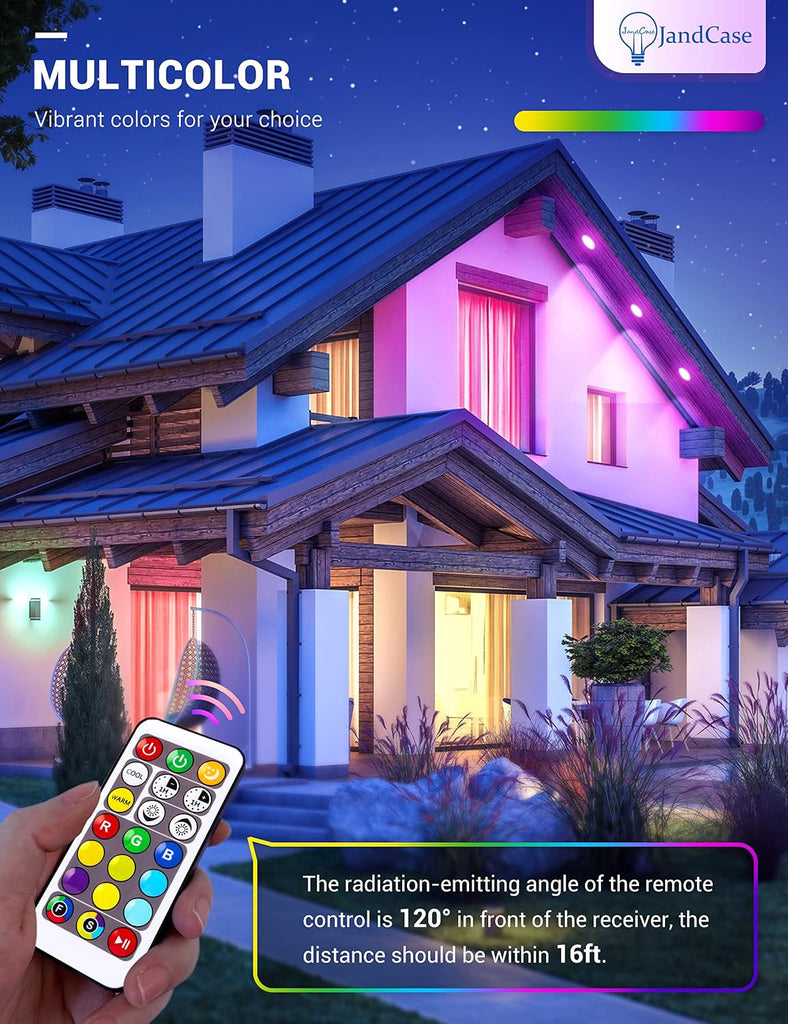 BR30 Color Changing Light Bulb,RGB+Warm+Cool White LED Flood Light | 12W(100W Equivalent), 1050lm, Remote Control