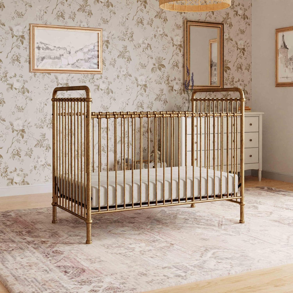 Abigail 3-in-1 Convertible Baby Crib Gold