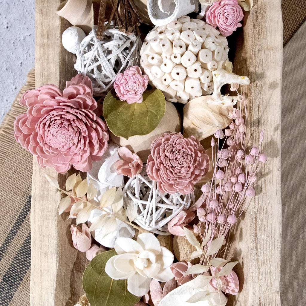 Maison Box Fragrance Potpourri Decorative Vase & Bowl Filler Home Décor (Pink Jasmine)