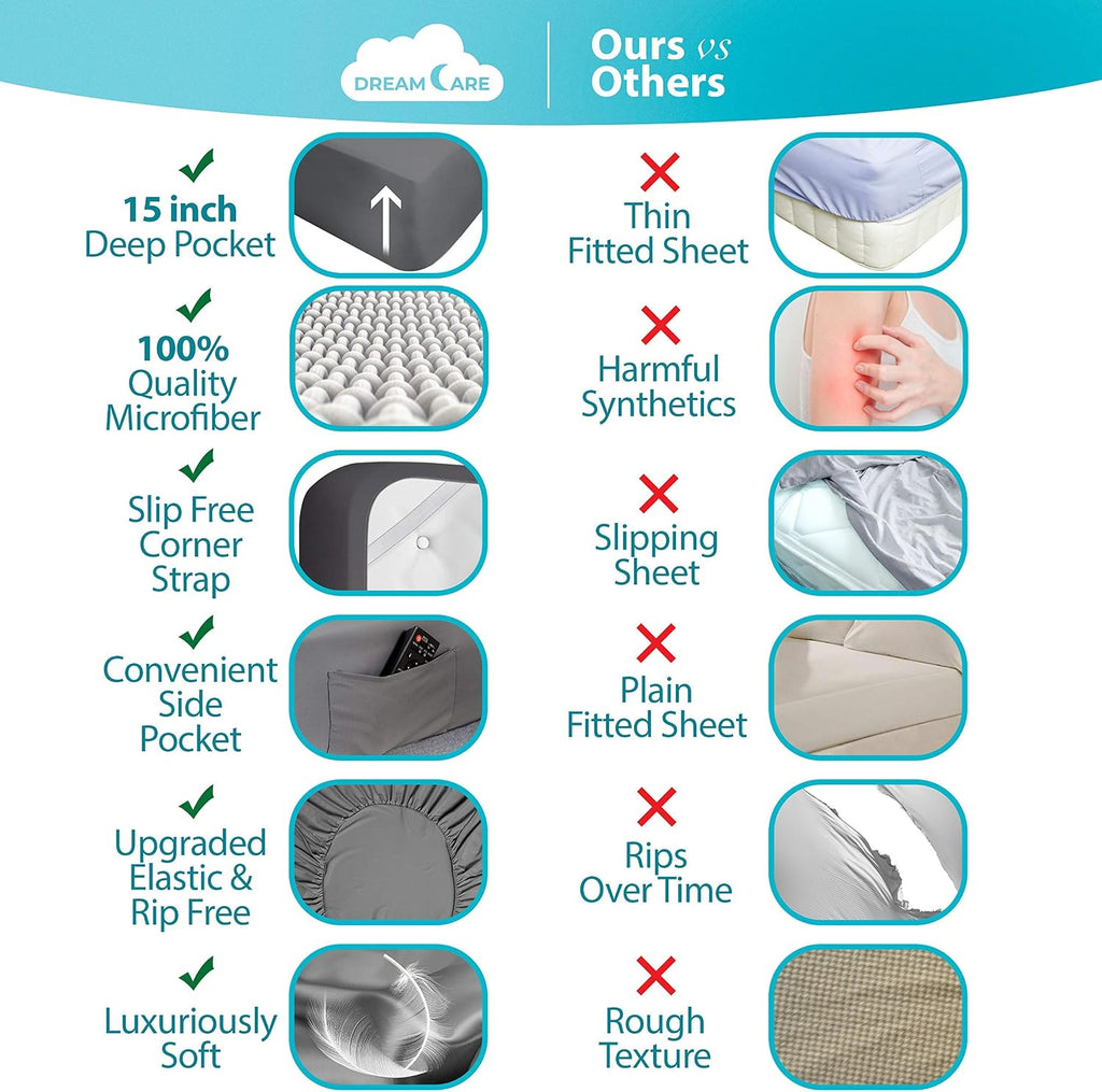 Queen Sheet Set - Queen - Gray