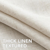 Linen Table Cloths Rectangle 60 x 120 Inch Premium Tablecloth Spill-Proof Waterproof Table Cover for
