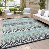 Outdoor Rug Carpet 8x10 Waterproof-Patio Rug Mat Reversible RV Camping Rug Picnic Mat Plastic Straw 