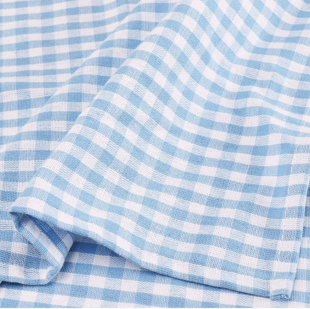 Vintage Cotton Tablecloths, Rectangle Table Covers Pure Cotton Gingham Tablecloths Oversized Christm