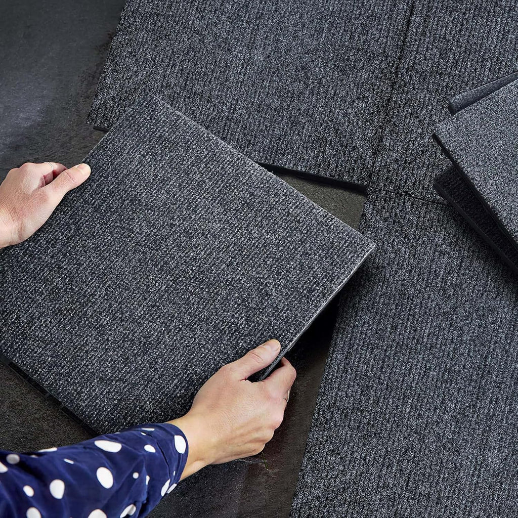 12" Interlocking Splicing Floor Tiles, Non-Slip Cold Plunge Mat, DIY Floor Mats for Entryway Deck Pool Balcony Bathroom