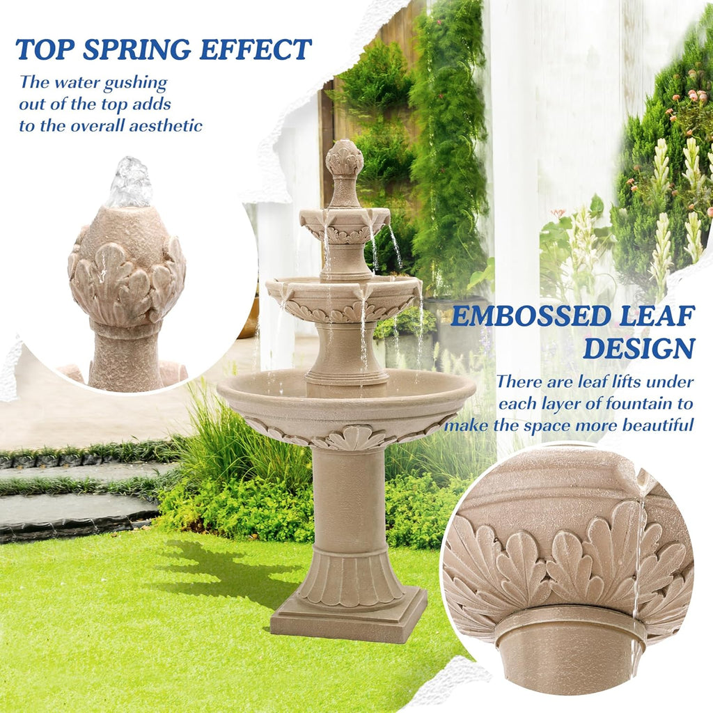 Italian Outdoor Water Fountains Garden Decor