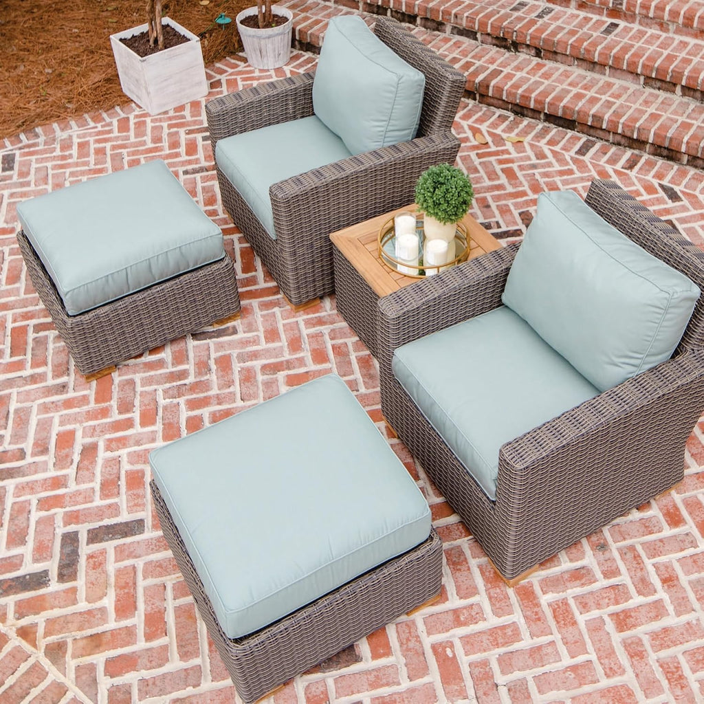 Sanibel Club Teak Chair, Off-White
