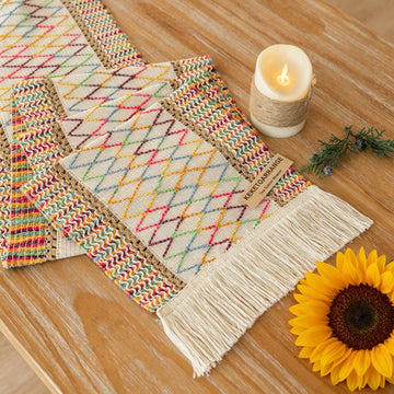 Boho Macrame Table Runner 12x108 Inch