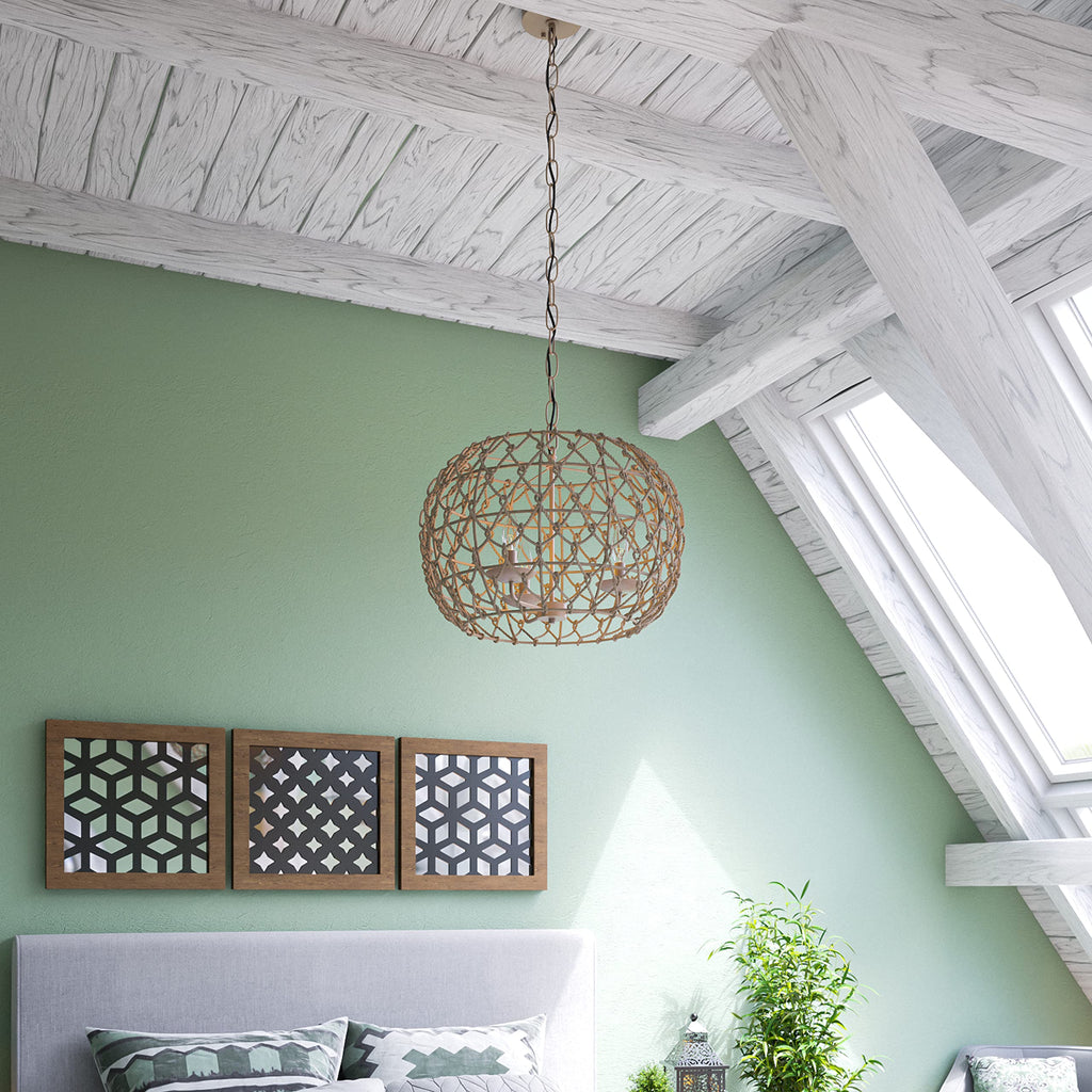 Torus Rustic Fixture, Tan