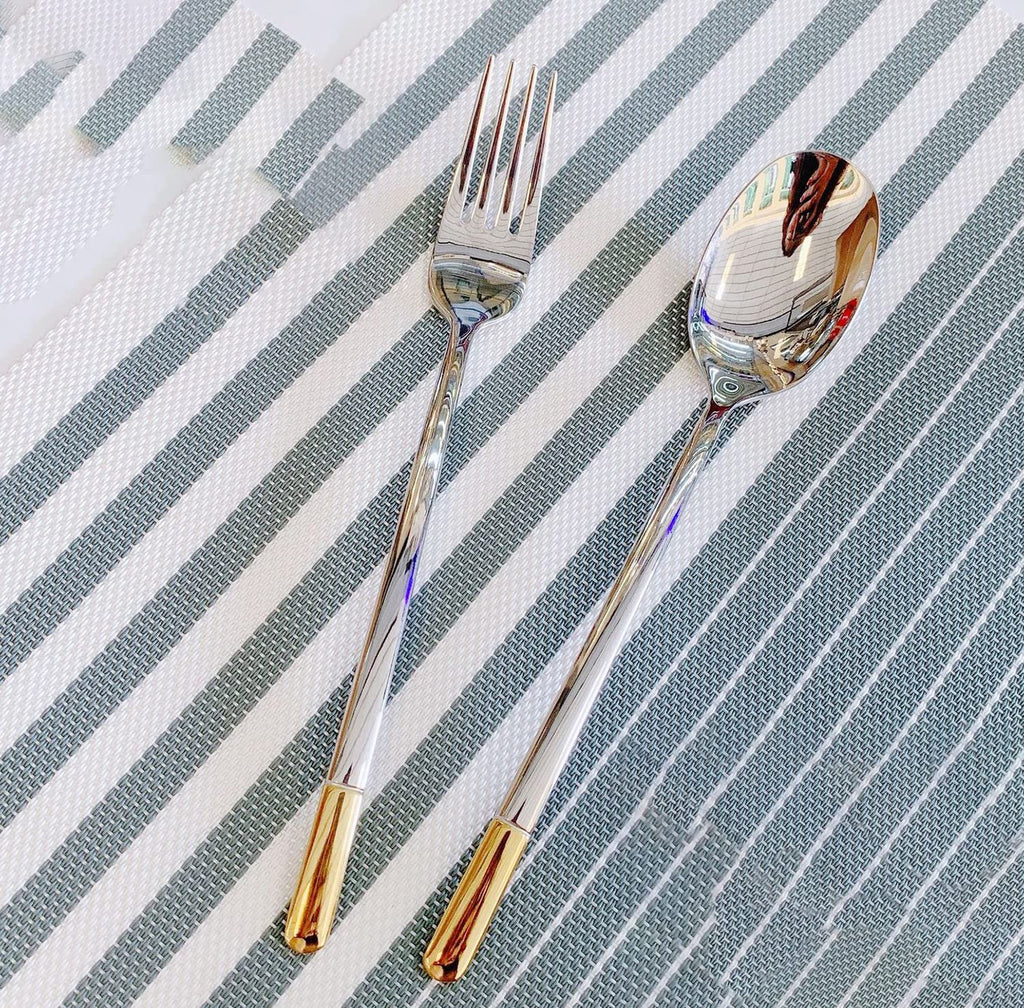 Silverware Set Service for 16, 64-Piece Modern Stainless Steel Flatware Cutlery Set, Dinnerware sets Include Fork