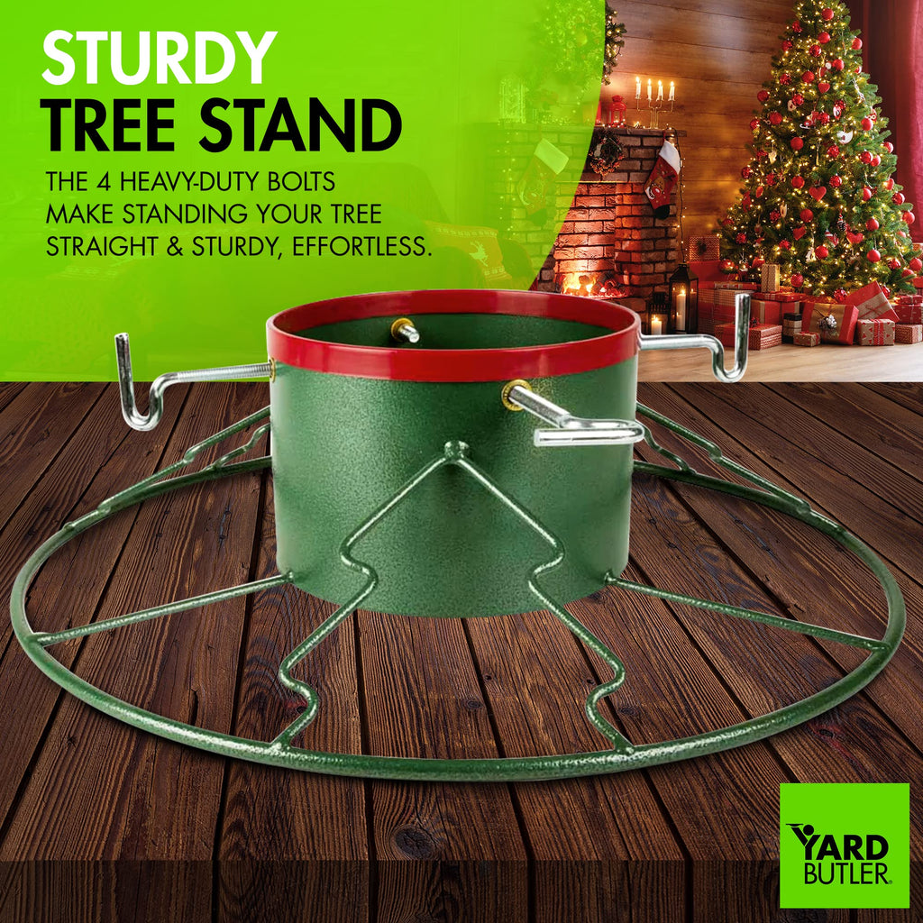 Christmas Tree Stand for 6-11' Trees, Green