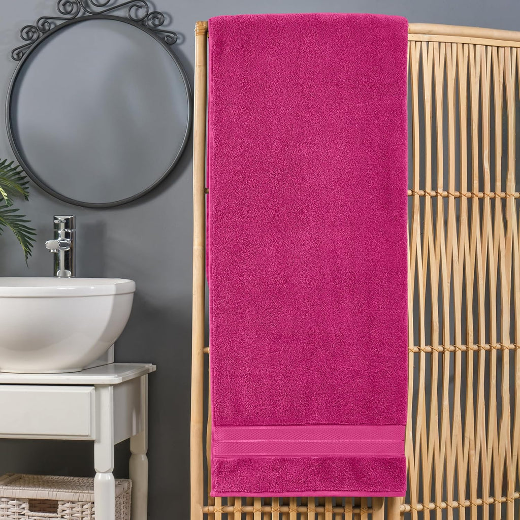 Three Line Popcorn Extra Large Luxury Bath Towel - 40" x 80" inch, Premium Hotel Spa Quality 1 Piece Oversized Bath