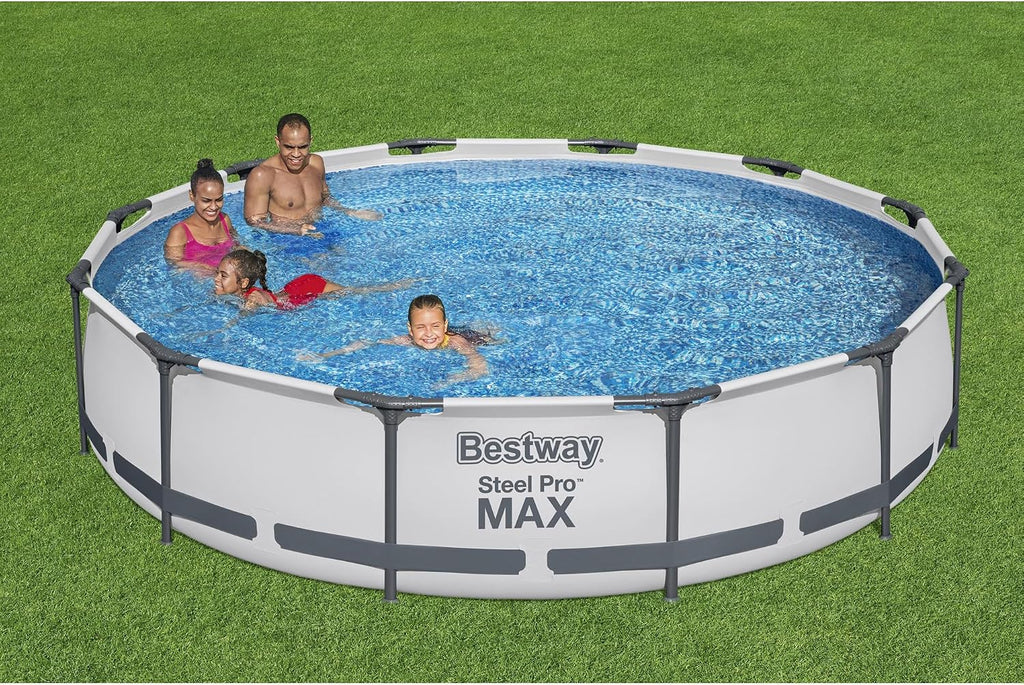 Steel Pro MAX 12' x 30" Above Ground Pool Set with Filter Pump