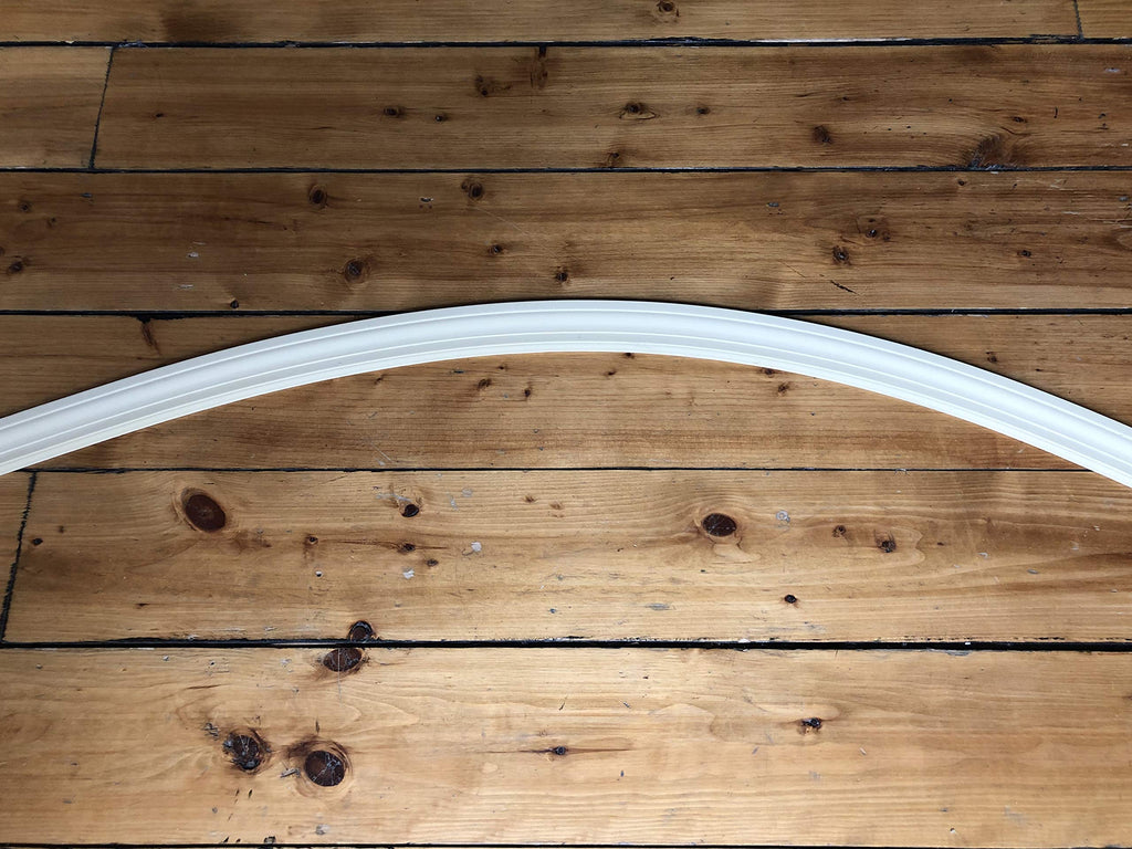 Flexible Casing Molding: 11/16" Thick x 2.25" Wide - for Gentle Arches, Curved Walls and Straight Runs (8 feet
