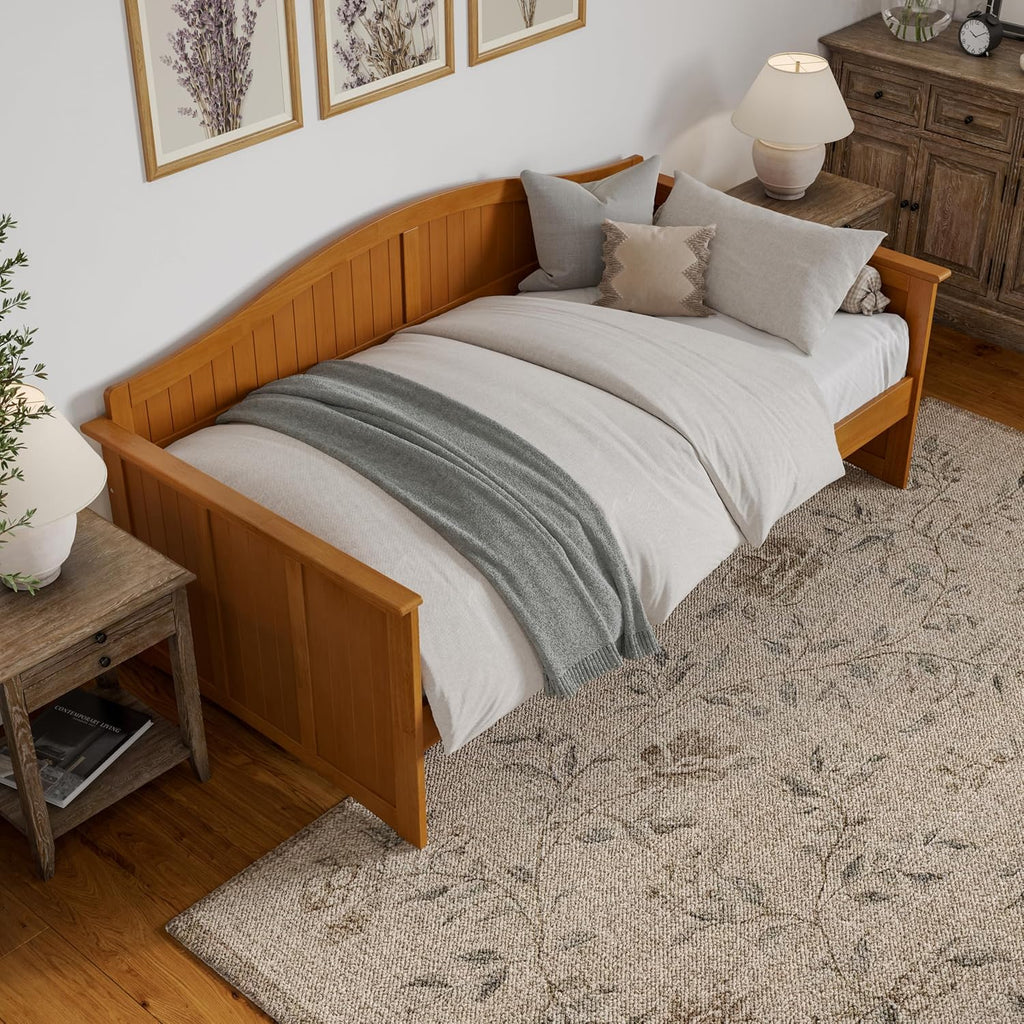 Nantucket Wood Daybed, Twin, Light Toffee