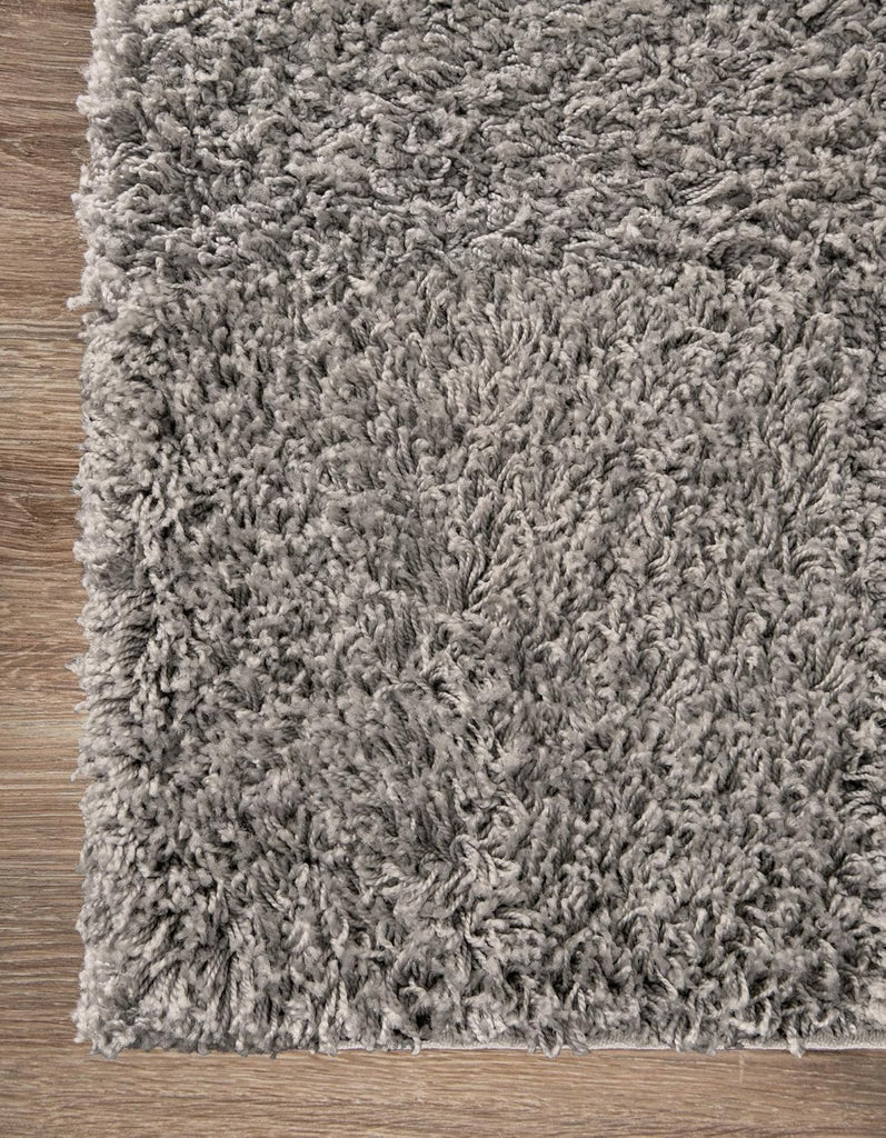 Solid Shag Rug - 10' x 14' 1 Cloud Gray Shag Rug - Plush 1.5-Inch Pile, Stain-Resistant & Kid-Friendly