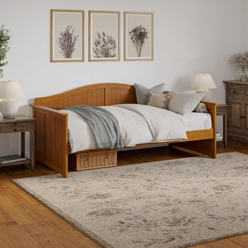 Nantucket Wood Daybed, Twin, Light Toffee