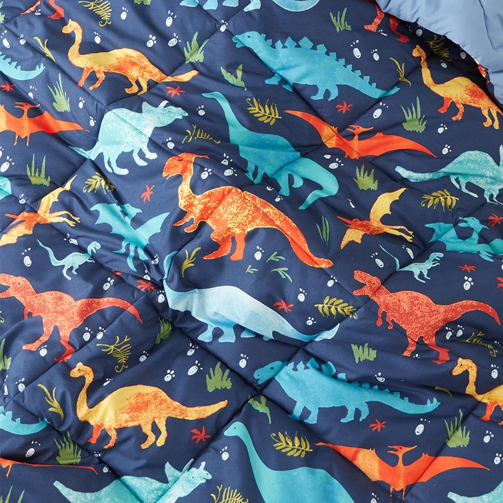 Dinosaur Kids Bedding Set for Boys, 2 Pieces Dinosaur Kids Comforter Sets for Boys, Super Soft Lightweight
