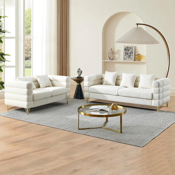 Luxury Teddy Sofa Set for Living Room, Modern Decor Furniture Sectional Sofa