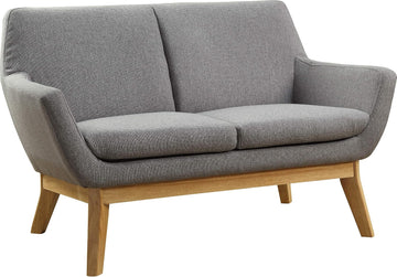 LLR68962 Quintessence Collection Upholstered Loveseat Sofa Gray