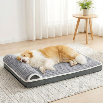 Orthopedic Dog Bed Large Sized Dog with Pillow 36''X24''