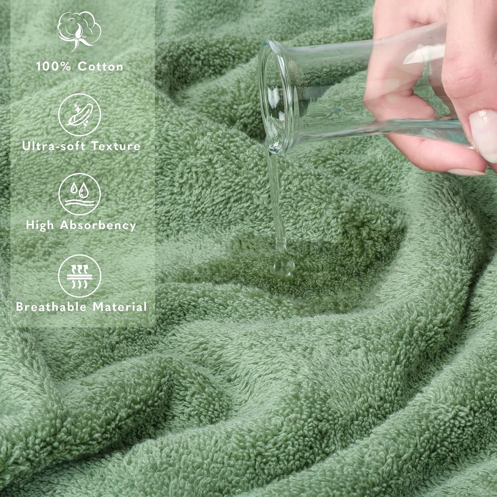Soft Linen 100% Cotton Luxury Turkish Towels, 35x70 XL Bath Sheet | Soft Absorbent Quick Dry OEKO Tex Standard 100