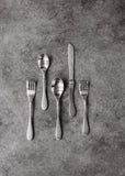 Matte 20-Piece Flatware Set, Silver