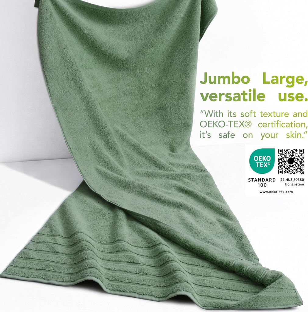 Soft Linen 100% Cotton Luxury Turkish Towels, 35x70 XL Bath Sheet | Soft Absorbent Quick Dry OEKO Tex Standard 100