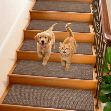 Linen for Wooden Steps Indoor 30x8 Inch, 7 Pcs