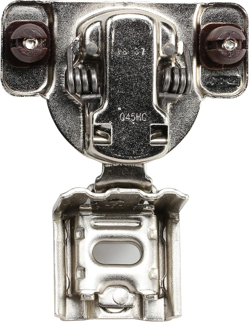 1-1/4" Overlay Soft Close 105 Degree 2 Cam Press in Face Frame Concealed Cabinet Hinge 6-Way Adjustable E8Q115NH (10